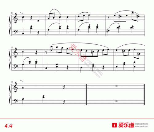 肖邦《肖邦圆舞曲》 钢琴谱 吉他谱