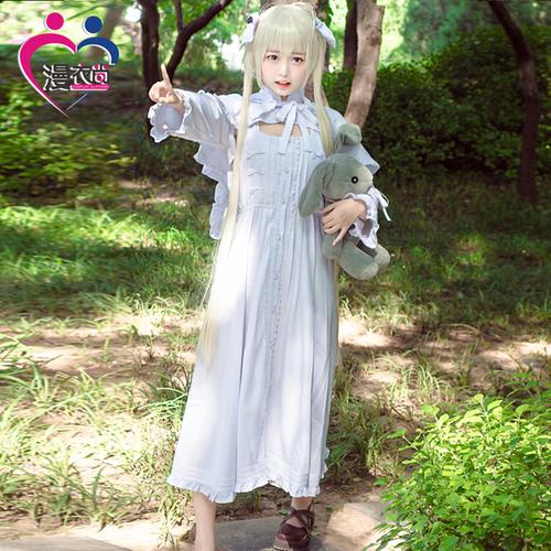 裙lolita 服装女装 cosplay 服穹妹兔耳洋装 cos 包邮