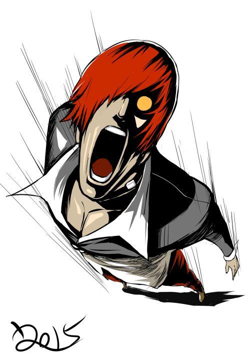 拳皇八神庵简笔画视频