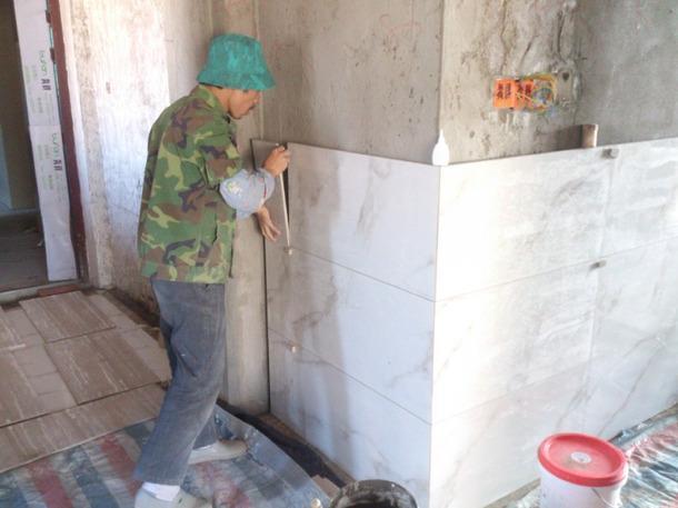 瓷砖点挂方法图解