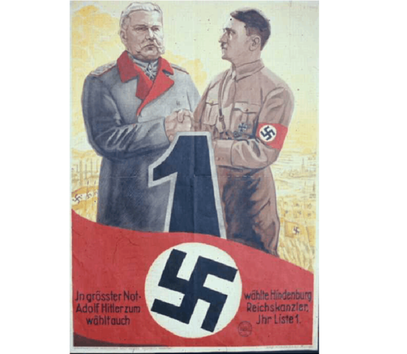 纳粹的宣传海报