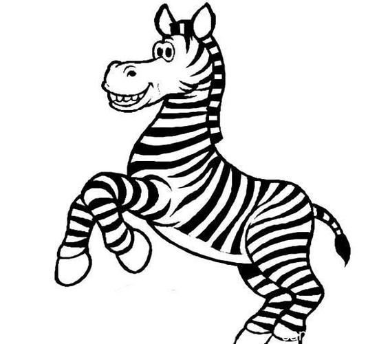 斑马简笔画怎么画