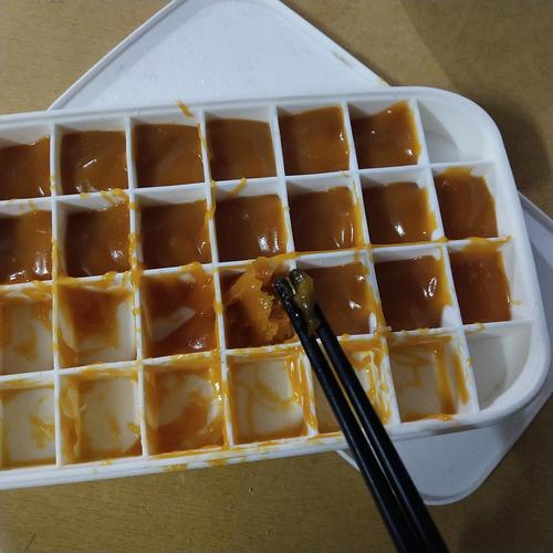 流心馅不要试图放冰格里冻硬