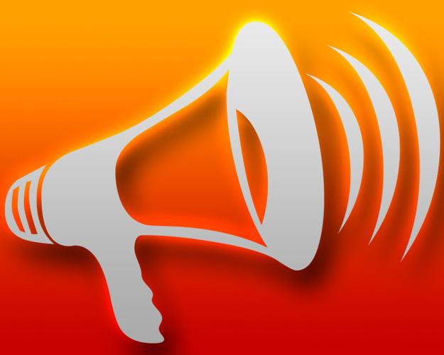 高清 小喇叭 广播 背景图片模板下载 尺寸:1280&times