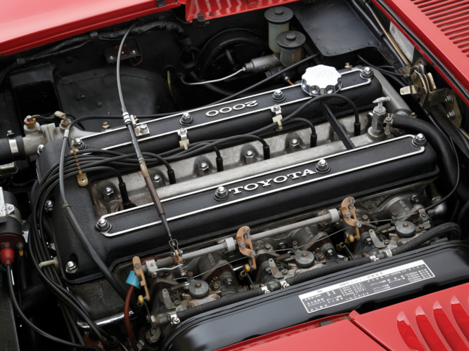发动机舱 toyota 2000gt [jp-spec] (mf10) '1967–69