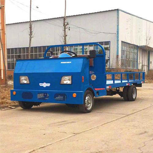 购客电动拖车拉货搬运车间工厂专用载重王大功率运输车定制四轮平板车