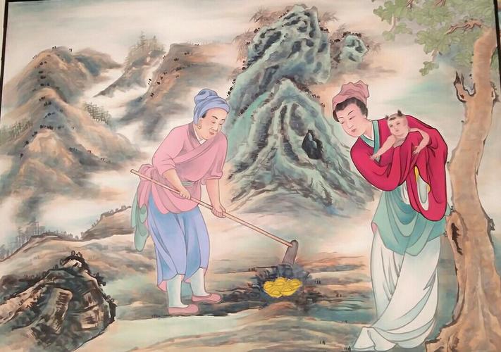 郭巨埋儿.