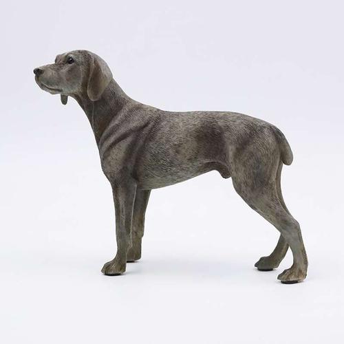 吉佳美官方新款威玛犬模型仿真德国魏马犬狗摆件车载工艺品配兵人_7折