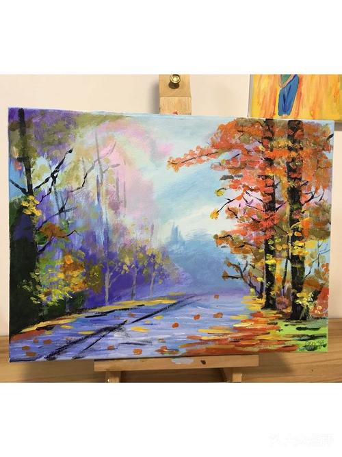 零基础油画作品
