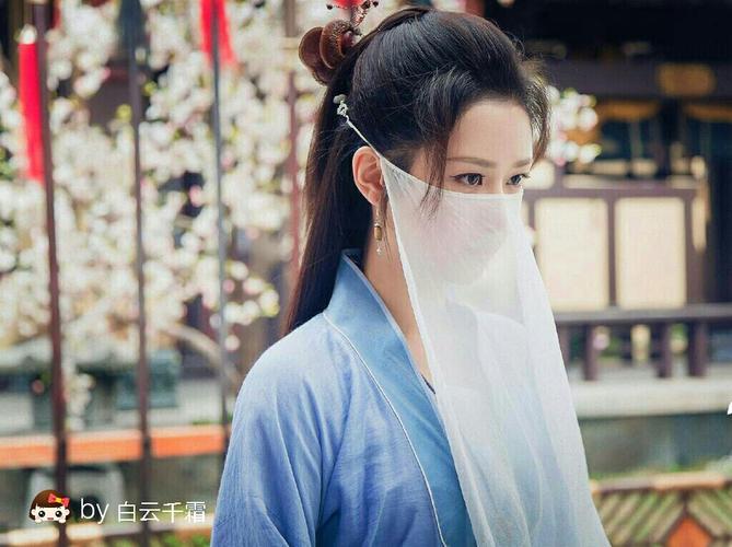 戴面纱的古装美女真粉我觉得你能认出来