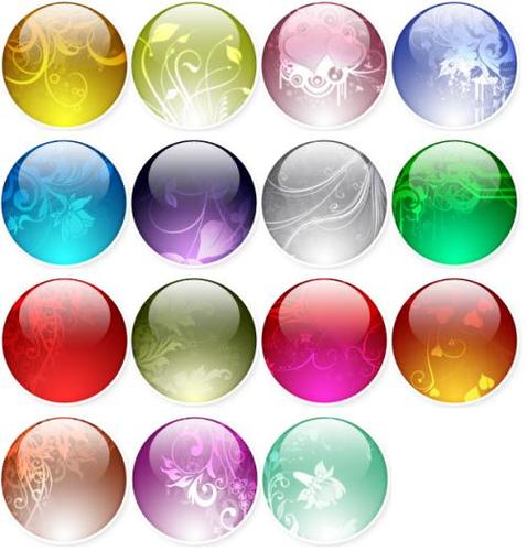 彩色水晶简笔画