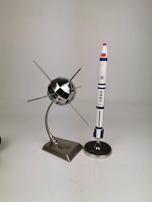 模型东方红卫星1号仿真长征火箭合金成品飞机模型