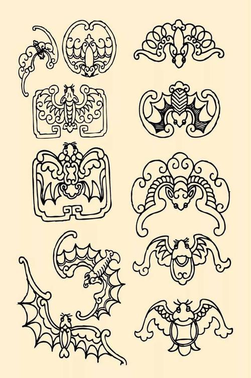 纹样专题 | 这个不能见面的情人节,要从一只蝙蝠说起