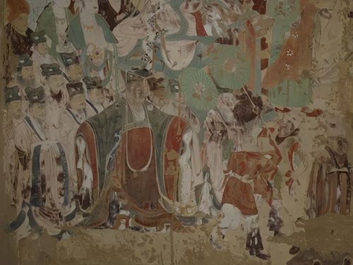 莫高窟第220窟 帝王图