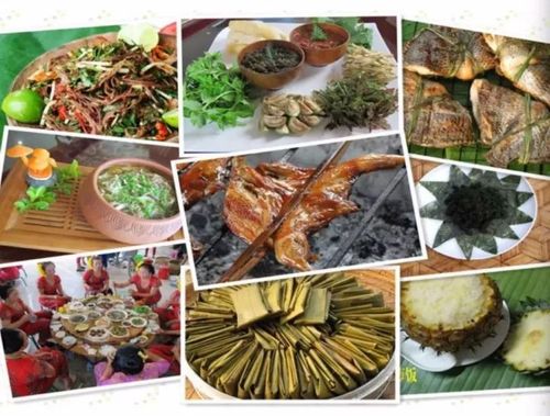 少数民族特色美食展区以傣族,哈尼族,基诺族风味系列菜品和小吃为主