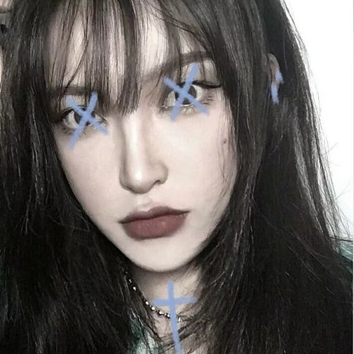 另类风格帅气女头