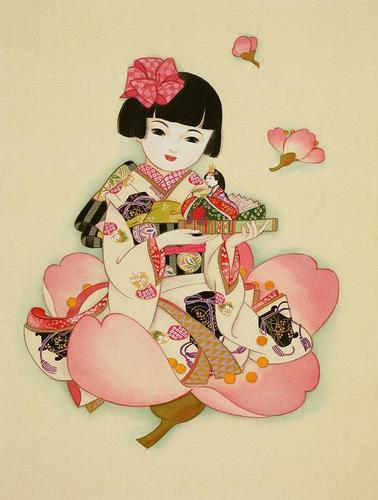 和风工笔画:来自日本现代插画师 佃喜翔 绘画作品