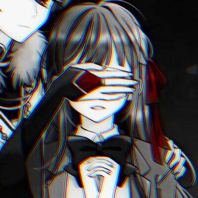 黑暗系动漫情头像_头像图片_扣扣乐园