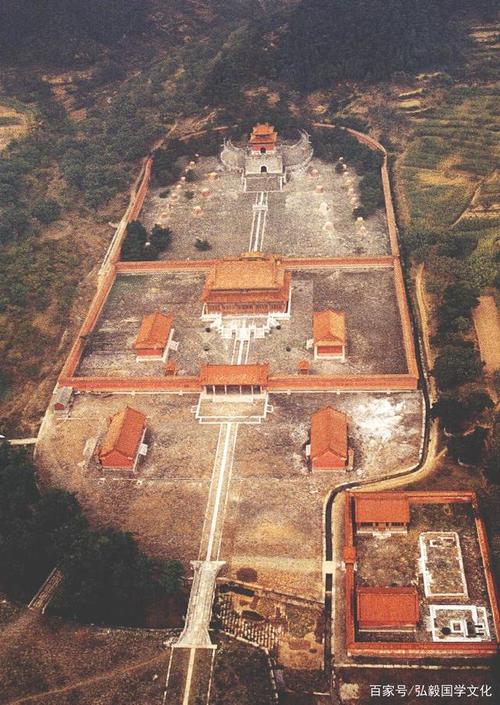 神秘陵墓文化,清代陵墓建筑,孝陵明楼碑,哑巴院及鸟瞰