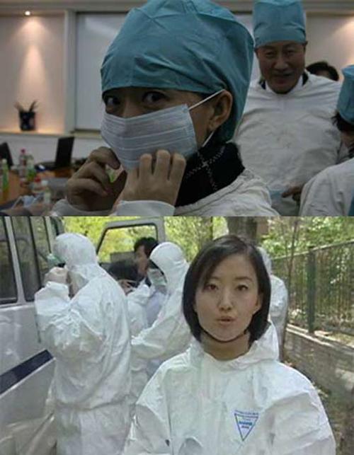 离不开妈妈的支持】 2003年,柴静参加了《北京"非典"狙击战》的拍摄