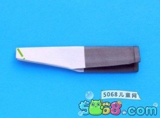 怎么折小刀 折纸刀方法教程分享