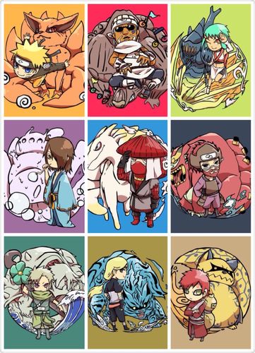 火影忍者里的九只尾兽