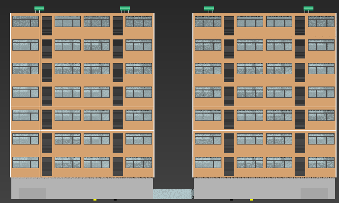 宿舍楼(3d max练习)