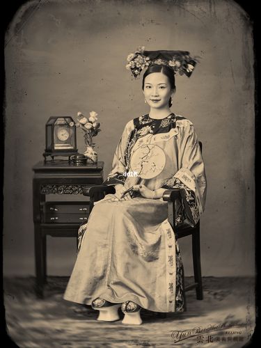 光绪时期宫廷后妃装束|清代肖像复原套系_宫廷_照相馆
