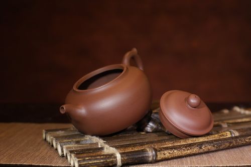 吴亚强紫砂壶作品 圆墩壶 紫泥 280cc 光器 助理工艺美术师 吴亚强