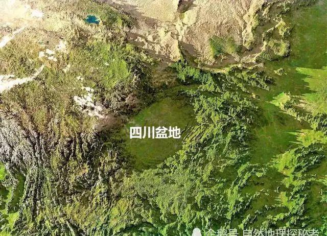 地形图看我国的四大盆地,只有四川盆地最适合人类居住