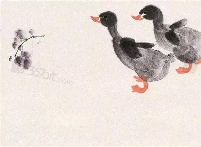 娄师白的小鸭子,堪称一绝!