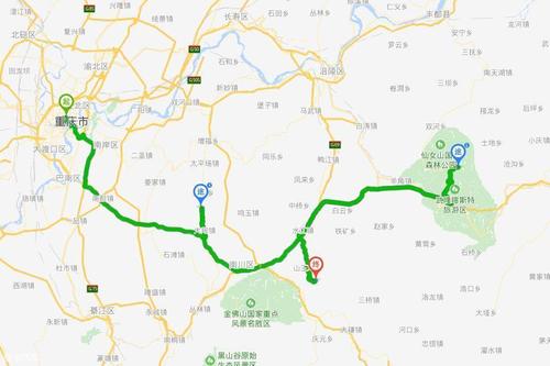 最终返回重庆,全程近650km,有高速路段,也有省道乡道以及非铺装路面