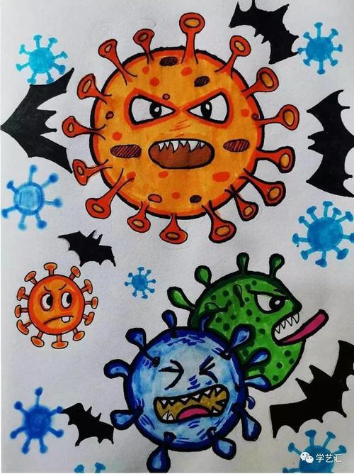 最新59张战胜新冠病毒抗疫情手抄报主题画赶紧为孩子收藏