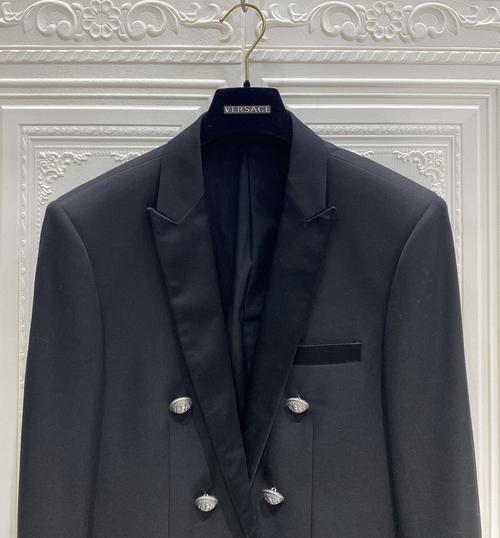 balmain 巴尔曼主线 黑色双排扣银扣 修身版型 单西 西服 男  价格