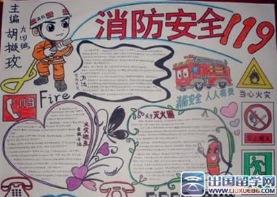 防火防安全知识手抄报 安全知识手抄报
