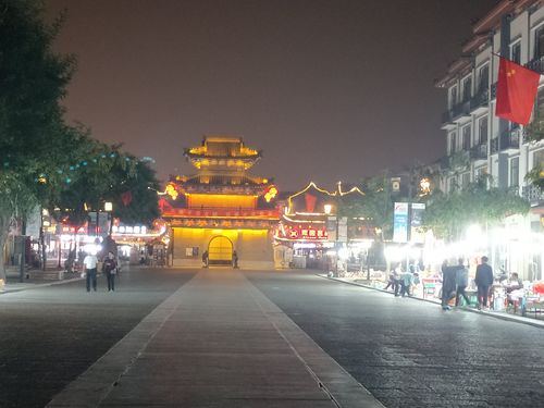 滦州古城夜景风光