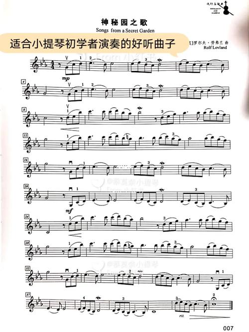 神秘园之歌小提琴谱_小提琴_神秘园怎么样_常州文化广场-一期攻略_小