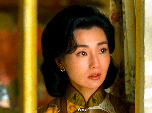 《花样年华》张曼玉的21件旗袍:看一眼就沦陷,穿旗袍只服张曼玉