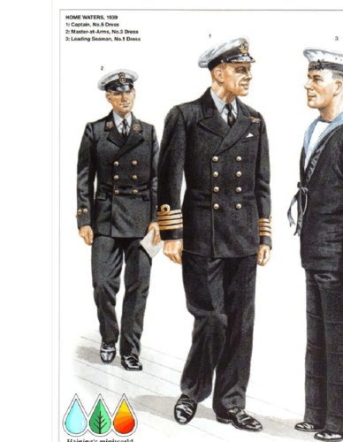 二战英国皇家海军军服图册