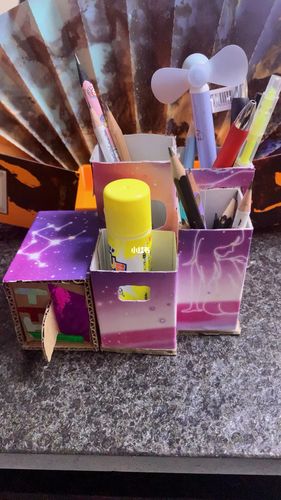 自制铅笔盒_折纸_教程_折纸教程_兴趣爱好_手工