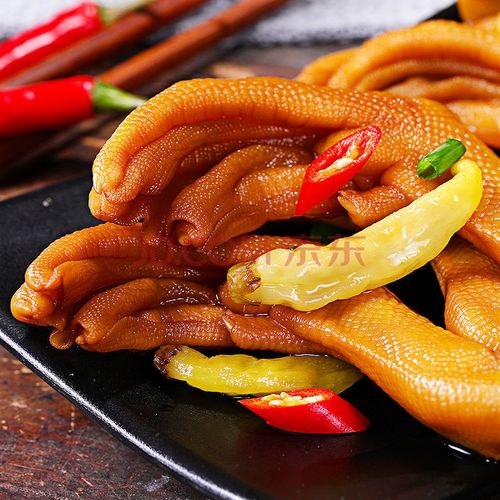 5折 泡鸭爪鸡爪福建小吃零食卤味香辣鸭掌年货 (鸡爪10 鸭爪10)随机