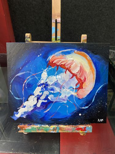 创意儿童画～丙烯画_丙烯画_儿童画_创意美术_文化