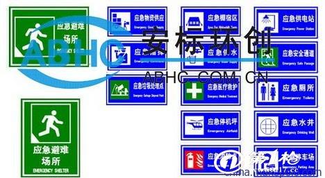 地震应急避难场所标牌