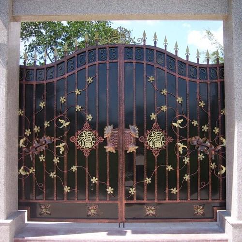 manufacturer outdoor iron gate for the yards decorive gates door