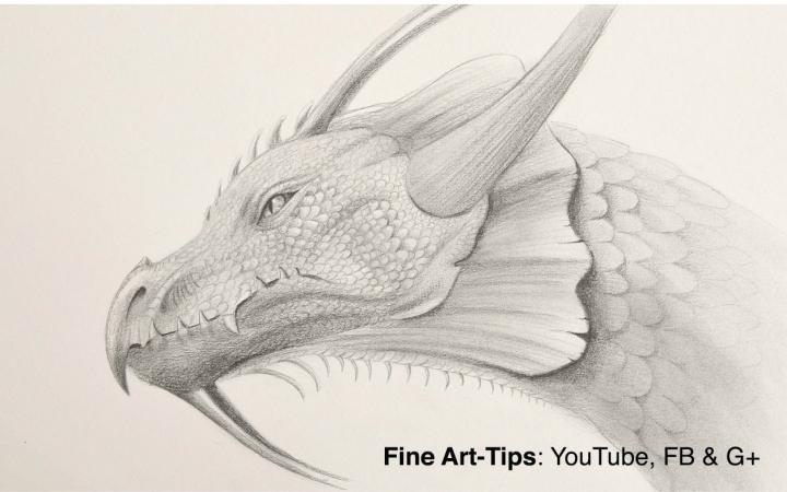 【美术小贴士】教你如何绘画龙头 @柚子木字幕组