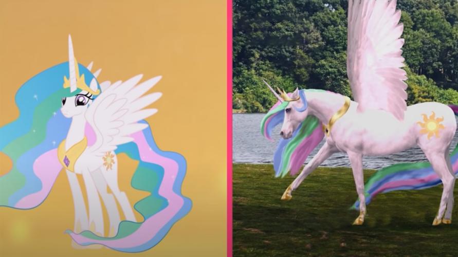 当小马宝莉众角色来到现实世界!宇宙公主高贵优雅,紫悦矫健美丽