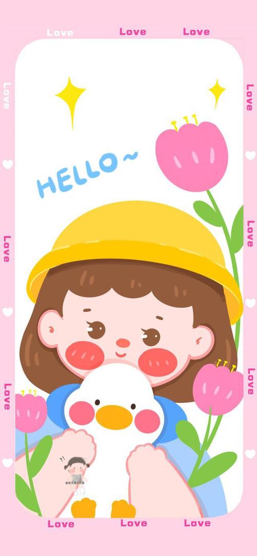 超可爱的创意手机壁纸不来一张吗