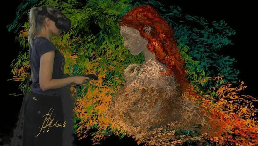 打开软件 ,带上 vr 眼镜,你就会化身绘画界的"神笔马良",走进画中自由