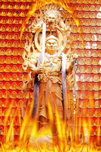 忿怒降魔不动明王