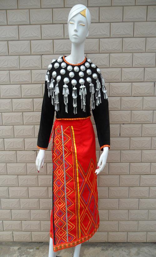 特价景颇族演出服装 民族风舞蹈服饰女装|舞蹈|演出服|装 舞台装